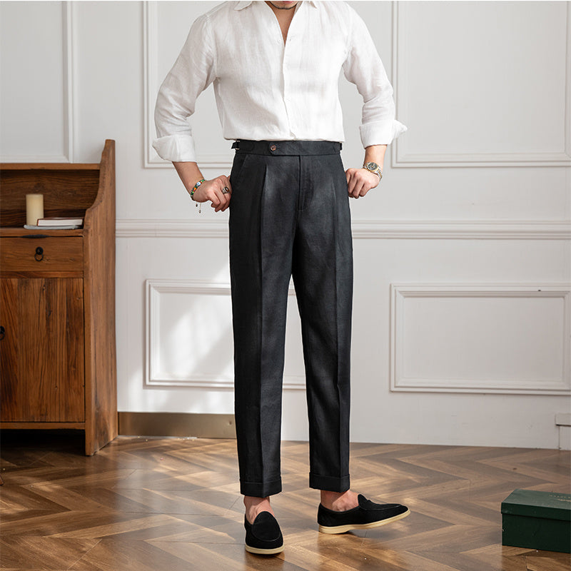 Men's Fashionable Linen Casual Pants - ARCHSHOPE