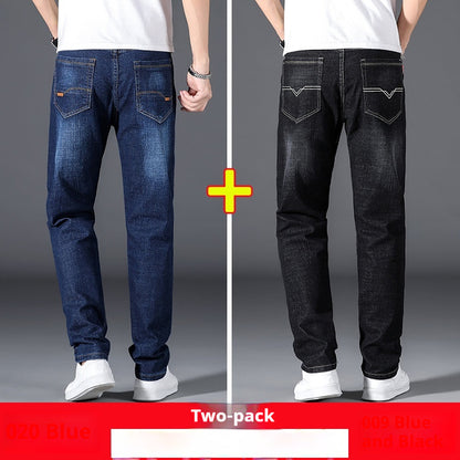 Sommer Dünne Jeans männer Lose Gerade