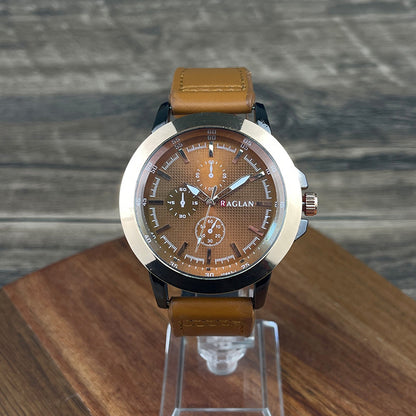 New Three-eye Retro-style Mens Watch - ARCHSHOPE