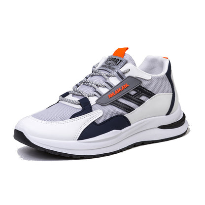 Baskets blanches pour hommes, chaussures de sport, course à pied, marche