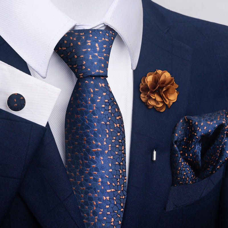 Men's Tie Suit Pocket Square Combo 8 - ARCHSHOPE