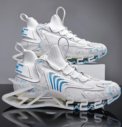 Baskets de course tendance pour hommes, chaussures de sport respirantes en maille, chaussures de marche antidérapantes