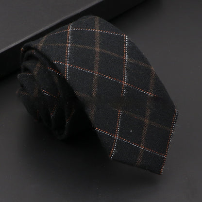 Artificial Woolen Necktie Korean Casual Accessories - ARCHSHOPE