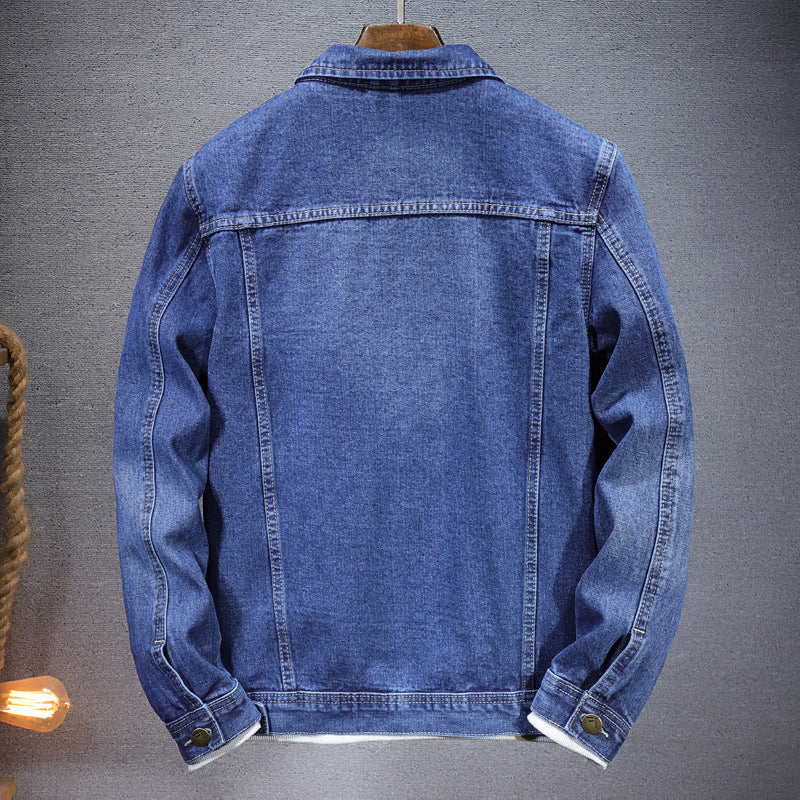 Manteau en jean décontracté pour homme