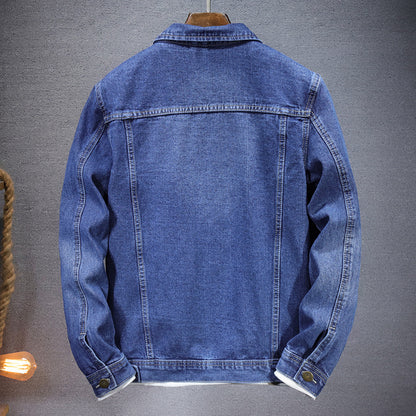 Manteau en jean décontracté pour homme