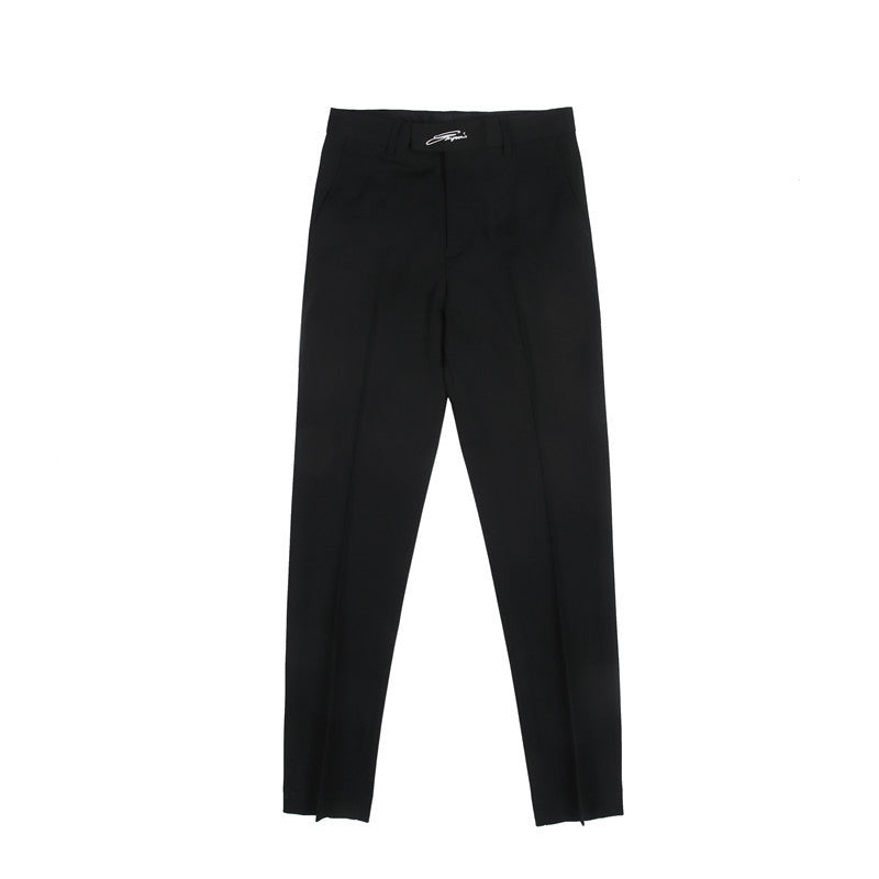 Bestickte neue Slim Casual Westernhose für Herren