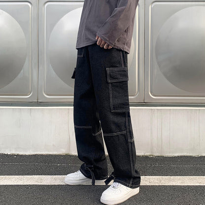 Herren Jeans mit weitem Bein, Hip-Hop-Casual