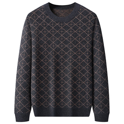 Pull col rond XL Homme Ample