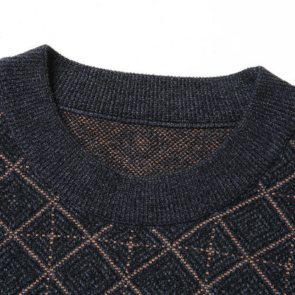 Pull col rond XL Homme Ample