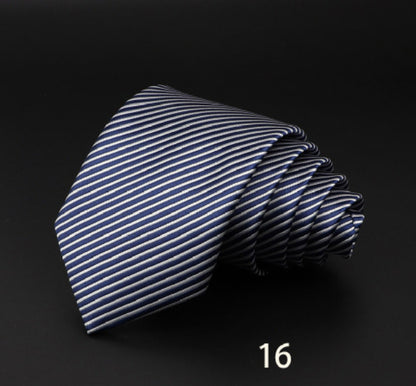 Men's Striped British Gentleman Polyester Fiber Tie - ARCHSHOPE