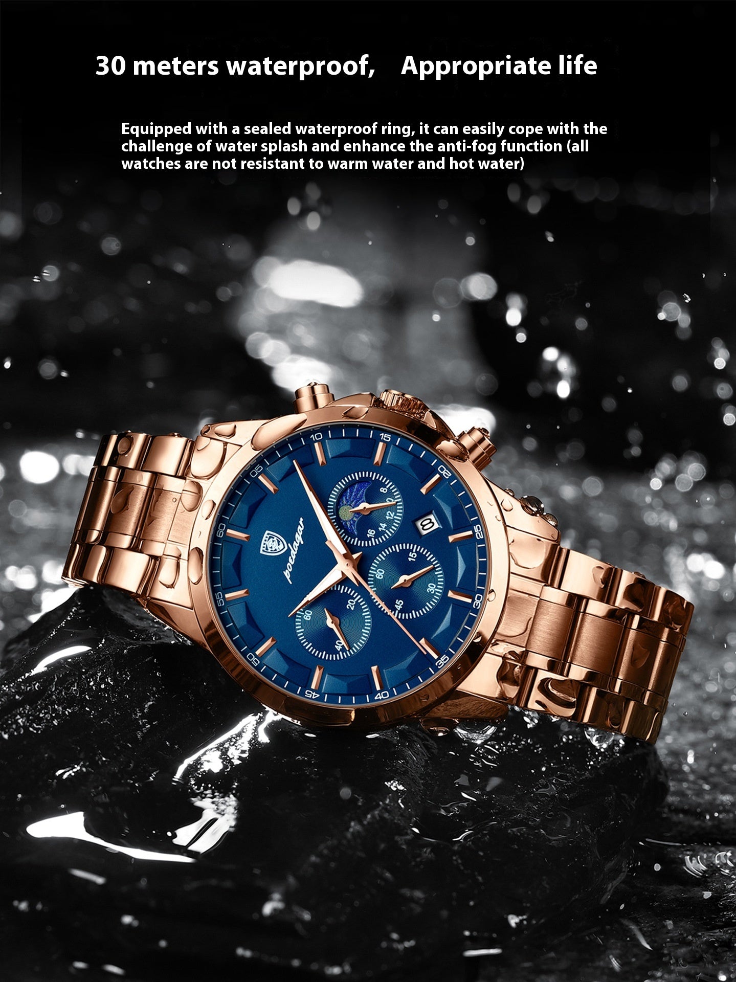 Sports Men's Watches Multifunctional Waterproof Quartz Watch - ARCHSHOPE