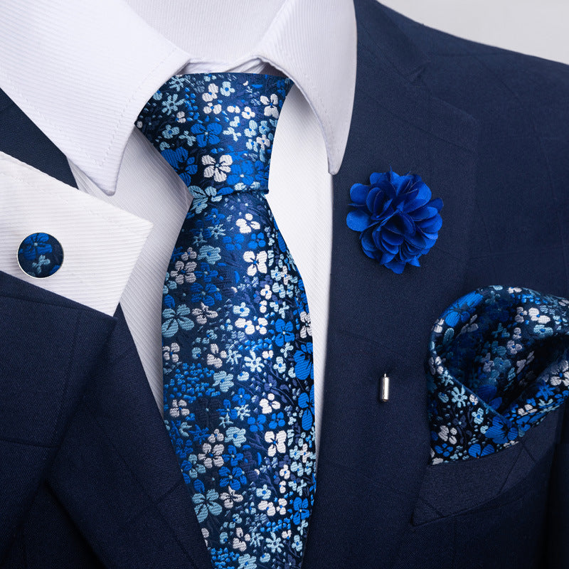 Men's Tie Suit Pocket Square Combo 8 - ARCHSHOPE