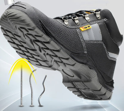 Chaussures de sécurité robustes avec embout en acier pour homme