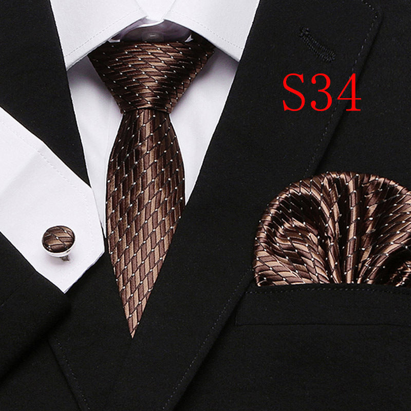 Paisley Series European And American Fashion Tie Three-piece Suit - ARCHSHOPE