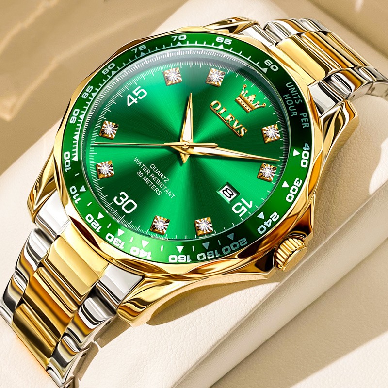 Green Submariner Quartz Watch Luminous Men's Watch - ARCHSHOPE